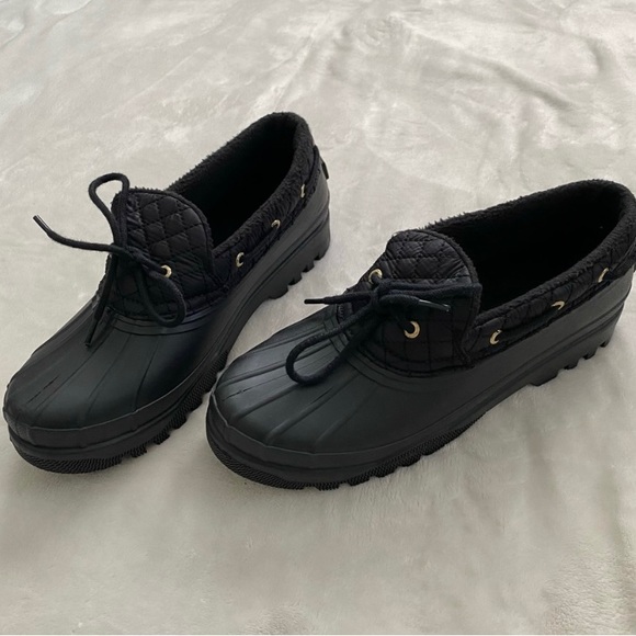 Sperry Duckling Matte Black Boots - Picture 3 of 8